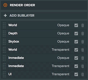 Default Layers