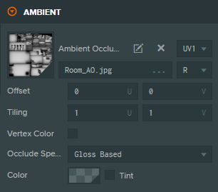 Editor Ambient Occlusion Map